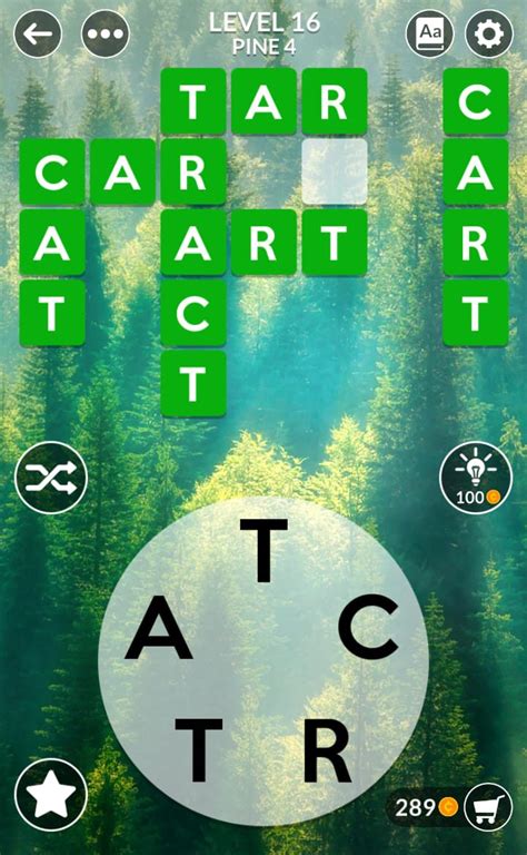 Wordscapes Level 16 (Pine 4 Forest) Answers and .